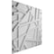 Ekena Millwork Evergreen EnduraWall Decorative 3D Wall Panel, White, 19 5/8"W x 19 5/8"H WP20X20EGWH - alternate 8
